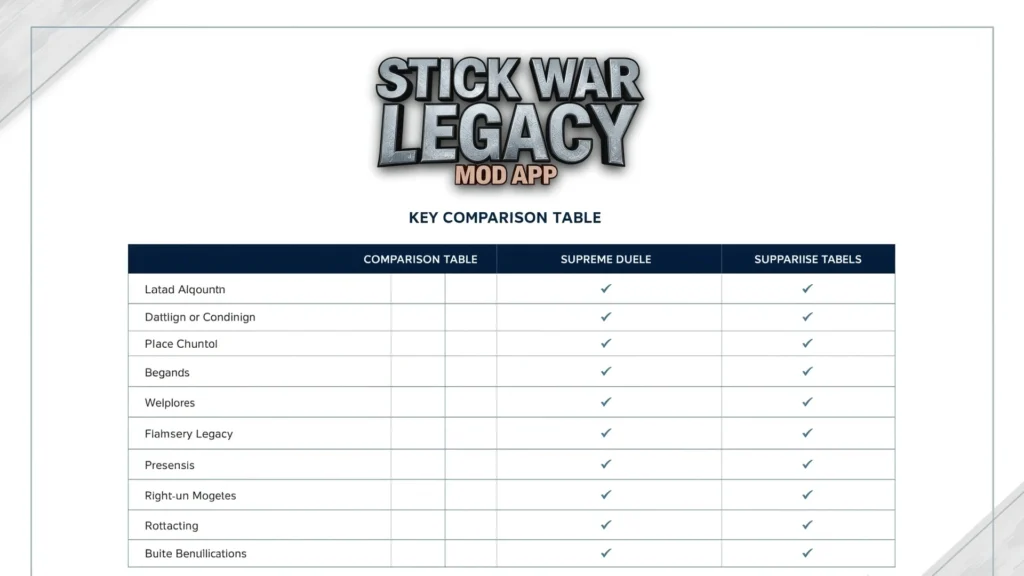 Key Comparison Table