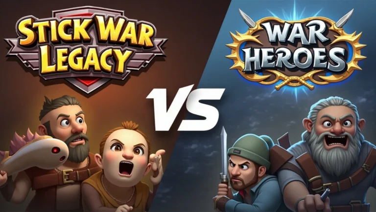 Stick War Legacy vs War Heroes Mod APK