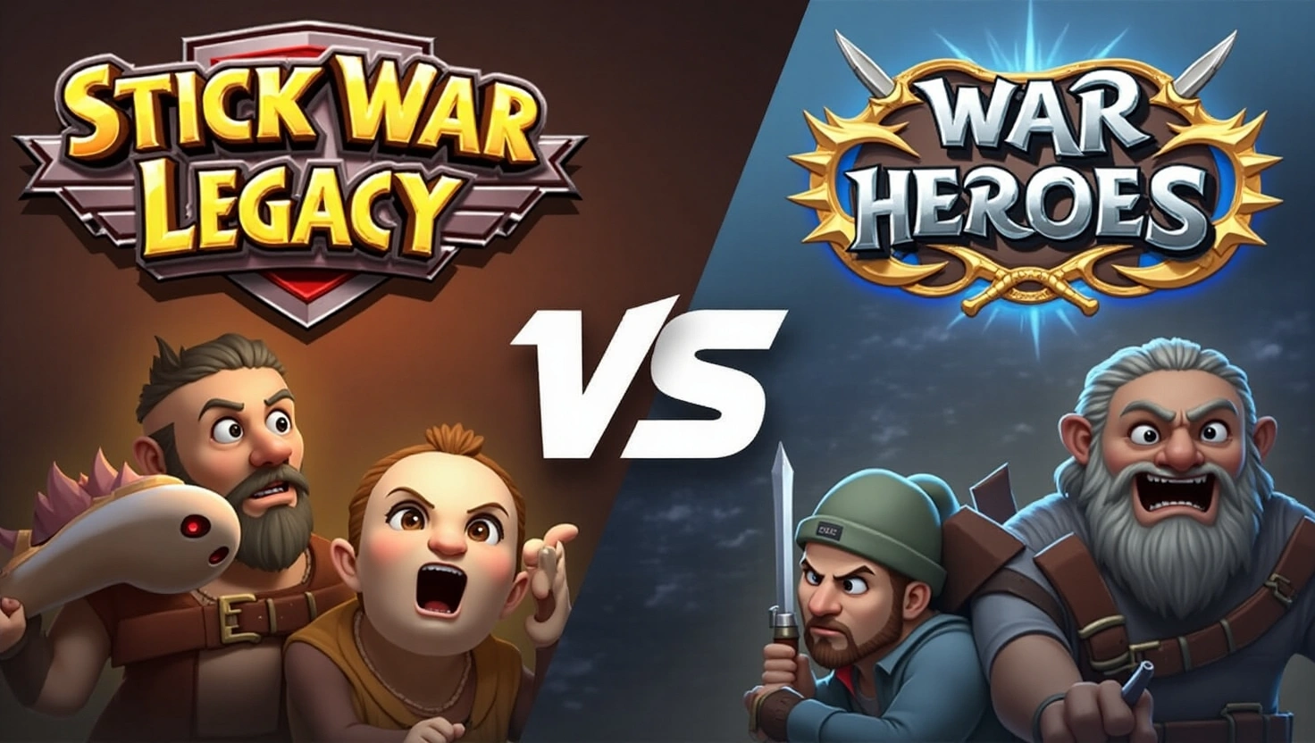 Stick War Legacy vs War Heroes Mod APK